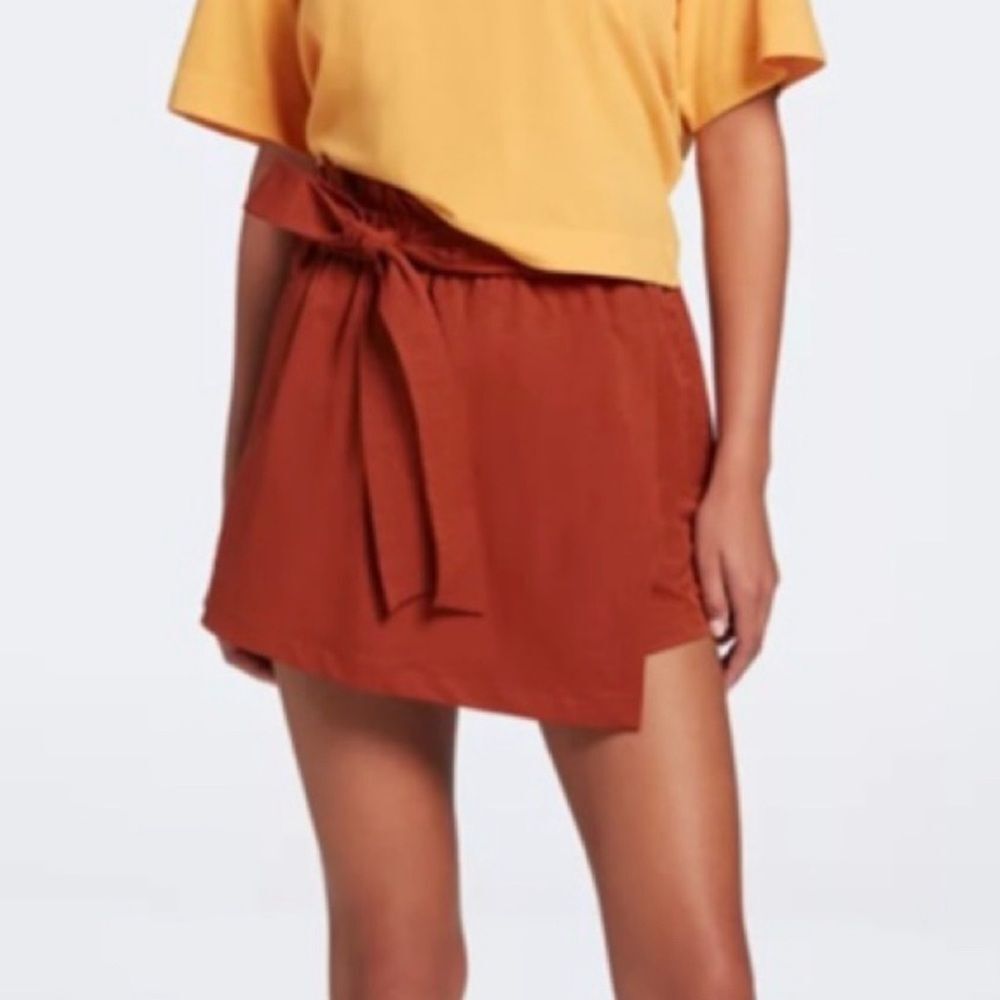 Calia by Carrie Underwood Journey high rise skirt caramelized walnut large NWOT